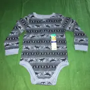 NWT Long Sleeve Blue Dinosaurs Garanimals One Piece 24 months