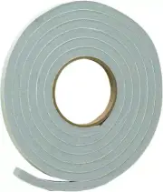 Frost King Vinyl Foam Tape - Closed Cell - Moderate 1/2" x 3/8" x 10', Gray