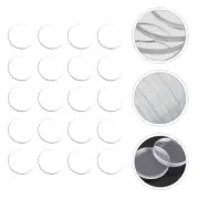 20Pcs Creative Clear Rubber Table Bumpers Glass Table Skid Spacers