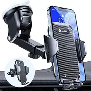 andobil Mobile Phone Holder Car [2024 Latest Suction Cup] 3-in-1 Suction Cup & Ventilation Holder Universal Car Mount Accessories for iPhone 16 Pro Max 15/14/13/12/11 Samsung Galaxy S24 Ultra/S23/S22