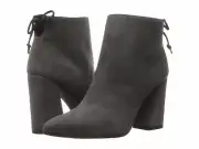Stuart Weitzman Grandiose Booties Boots $525 Stretch Suede Slate 10M UW37963