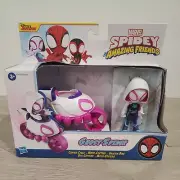 Marvel Spidey and His Amazing Friends Ghost-Spider Copter Cycle Figure & Vehicle