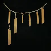 Edblad Skyline Necklace Matte Gold NOS w/ Box & Tag – Scandinavian Design