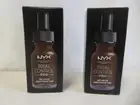 Lot of 2 NYX Makeup Total Control Pro Hue Shifter Foundation TCPH01 Dark