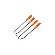 SP Tools 4Pcs Hook & Pick Set - 400mm Long Rubber Angular Glass Run Cleaner