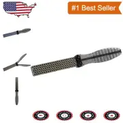 Lightweight 2-Sided Diamond Sharpening Stone for Professional Knife Maintenance
