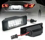 MKVAXR LED License Number Plate light Lamps, for Nissan, for Qashqai J11 Primera P12 Pathfinder R51 X-Trail T31 Juke F15 Micra Versa Navara Car Number Plate Light