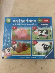 Ravensburger 7302 on the Farm My First Puzzle 2 3 4 5Pc,Children'S Puzzles