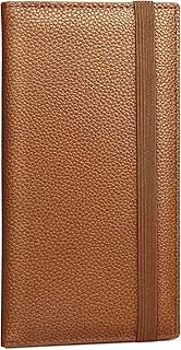 [Zreal] Checkbook Cover with RFID Blocking Function for Men and Women, Brown, Stylish