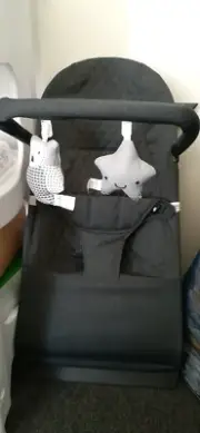 Baby bassinet, auto Fisher price bouncer unused and one rocker