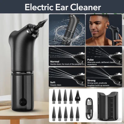 Ear Wax RemovalTKool Water Powered Wush Ear Cleaner Electric Ear Cleaning KitsHA