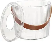 Hoement Elegant Desk Paper Organizer Reusable Tissue Box Cylindrical Storage Car Tissue Holder