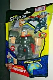 MARVEL HEROES OF GOO JIT ZU 2021 5 INCH BLACK THOR ( I'M SUPER SQUISHY! ) NEW!