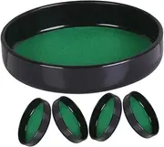 WESIEVYA Dice Cup Replacement Parts Suede Leather Chassis Dice Cup Base Plate Bottom Tray Easy Fit