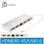 J5CREATE JCD381 TYPE-C轉雙HDMI多功能擴充基座原價2620(省530)