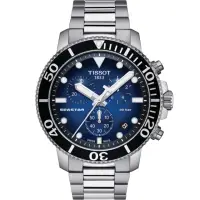 在飛比找momo購物網優惠-【TISSOT 天梭 官方授權】Seastar 1000海星