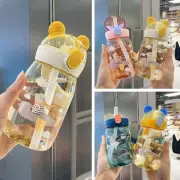Straw Drinking Tumbler Drinking Cup Kids Water Bottle Travel Kettle Water Jugs