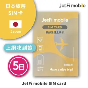 【日本上網卡，手機 SIM卡 4天/5天/6天/7天 】- (1GB/天)到量降速吃到飽