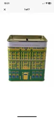 Commonwealth Bank of Australia Building Green & Gold Tin Money Box - Brand New