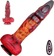 Thrusting Dildo Vibrator Sex Toys 9.25” Realistic Dragon Silicone Dildo Anal Toys G-spot Huge Thick Dildos with Vibration Function and Suction Cup Remote Control Vibrator for Men Women