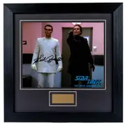 Gilbert B Combs Personally Signed Star Trek V2 8 x 10 Photograph Framed
