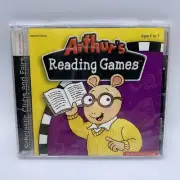 Arthur's Reading Games (The Learning Company, Windows PC 2001) NEW For Ages 5-7