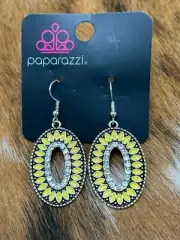 Yellow ~ Paparazzi ~ Dangle ~ Earrings