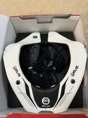 Atlas Prodigy Youth Neck Brace New White Motocross Kids Leatt Save $30 On Retail