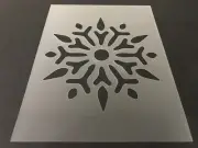 Snow Flake #16 Stencil 10mm or 7mm Thick, Christmas, Santa, Snow Flake, Holiday