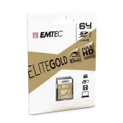 Emtec Dexxxon Elite Gold SDHC 64GB Class 10 Memory Card 85 MB/s Full HD Video