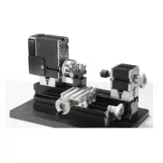 60W 12000rpm Mini Metal Lathe Soft Metalworking Woodworking DIY Model Making