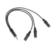 Headset Mic Splitter 3.5mm Splitter Cable Headset Splitter Cable