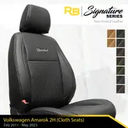 SIGNATURE SERIES Front Row Seat Covers - Volkswagen Amarok 2H - Cloth Seats (Made To Order)