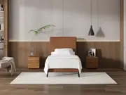 My Style Tapered Headboard & Gas Lift Base - King Single / Gingerbread / Slimline Base