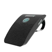 Bluetooth Handsfree Car Kit 4.2 Sun Visor clip Wireless Audio Receiver Speakerphone Loud Speaker Music Player Dual Microphone