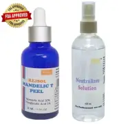 Mandelic T Peel is Good For Exfoliating Skin& Comedogenic Acne, Wrinkles (30ml)