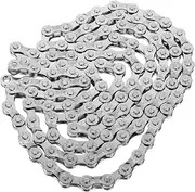 CLISPEED Cycle Chain Bicycle Chain MTB Chain Bike Chain Sizes Titanium Bike Chain Bike Joints Stainless Steel Chain Practical Bike Chain Steel Metal Variable Speed Bike Chain Link