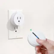 Wireless Remote Control Outlet Plug Expandable Light Switch 500 FT Range White