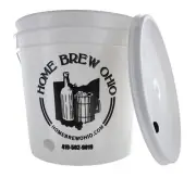Home Brew Ohio 2 Gallon Plastic Bottling Bucket (With hole) With Grommeted Lid