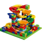 168pcs Marble Race Run Building Blocks Ball Slide Block With Base Creative Diy Toys