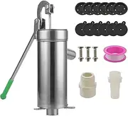 Deep Well Hand Pump,Outdoor Manual Well Pump - Ergonomic Pitcher Pump for Well, Manual Well Pump for Garden Yard Farm Industrial