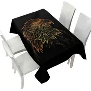 Bronze American Bald Eagle Tablecloth