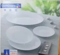 在飛比找Yahoo!奇摩拍賣優惠-板橋-長美 Luminarc 樂美雅強化餐具3件組 法國製造