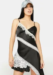 [Stuck on Stupid] Nancy Satin Dress