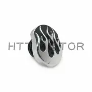 Black Flame Gas Cap Vented Fuel Cap for Harley XL & Big Twin Gas Tank Cap 84-15