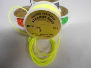 5' BCY #24 NEON YELLOW D Loop Materiel! Compound Bow String Release Loop