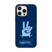 iPhone 16 Pro Max Impact Case RM Peace Sign Skateboard