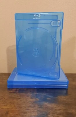 NEW LOT OF 3!!! Blu Ray Replacement Cases DUAL (2-Disc) Cases *FREE S+H!!!*