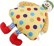 FUTUREORYY Cute Clown Plush Pillow for Soft Decorative Cushion for Sofa Bed Unique Clown Design Adds Whimsy to Rooms for Cuddling and Playtime