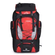 80L Outdoor Camping Hiking Backpack Army Military Tactical Rucksack Bag Trekking
